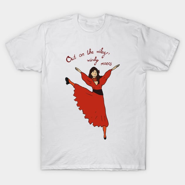 Kate Bush, Wuthering Heights T-Shirt by JennyGreneIllustration